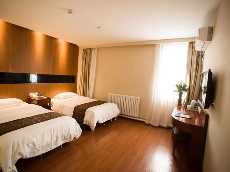 Bed in GreenTree Inn TianJin Ji County South YuYang Road GuLou Square Express Hotel