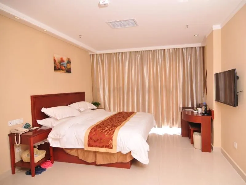 Bed in GreenTree Inn HeBei ZhangJiaKou WuYi East Street JianXing Express Hotel