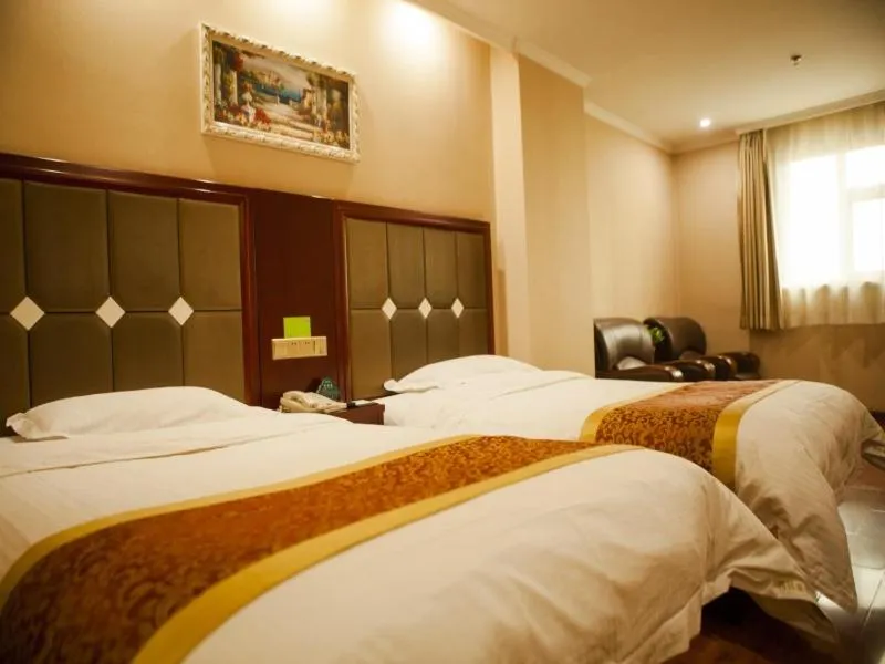 Bed in GreenTree Inn Shanxi Taiyuan Jianshe S) Road Inner Ring Express Hotel