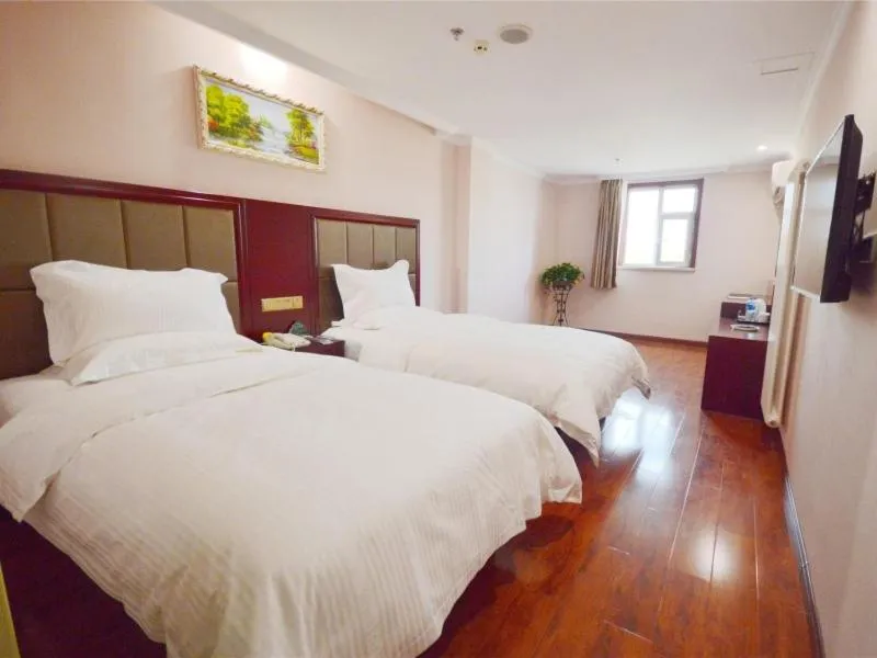 Bed in GreenTree Inn Shanxi Taiyuan Jianshe S) Road Inner Ring Express Hotel
