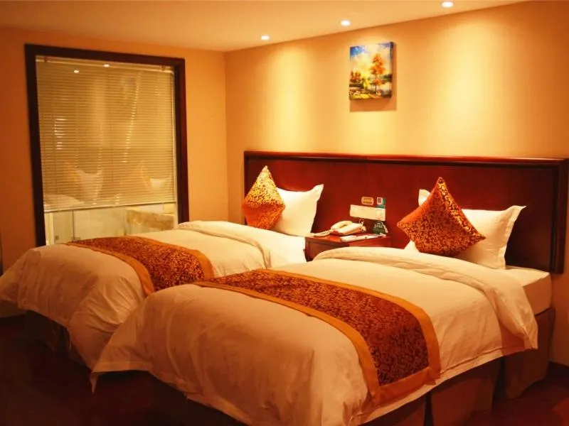 Bed in GreenTree Inn ShanXi ChangZhi Bus Passenger Station XiHuan Road Business Hotel