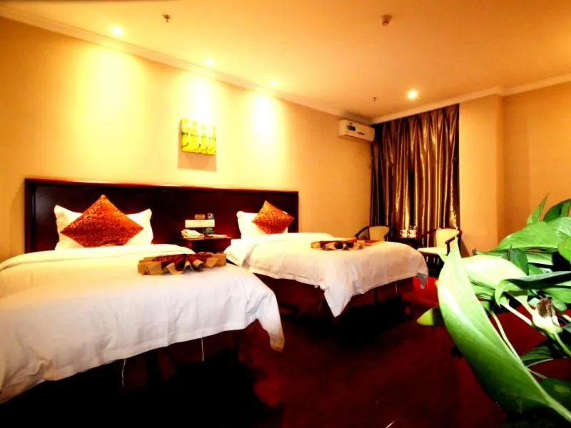 Bed in GreenTree Inn ShanXi ChangZhi Bus Passenger Station XiHuan Road Business Hotel