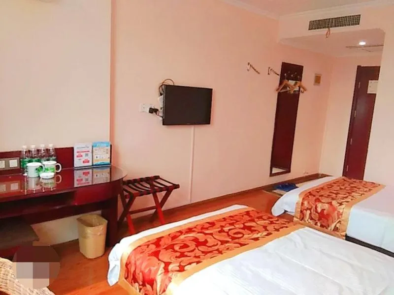 Bed in GreenTree Inn Shandong Jining Zoucheng South Yishan Road Experimental Middle School Express Hotel