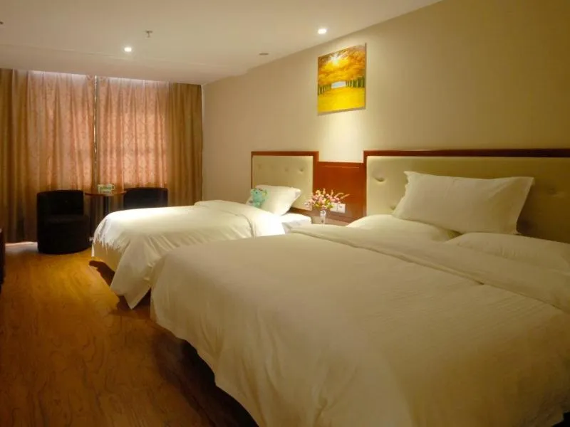 Bed in GreenTree Inn ShanDong TaiAn Bus Station LingShan Street Express Hotel