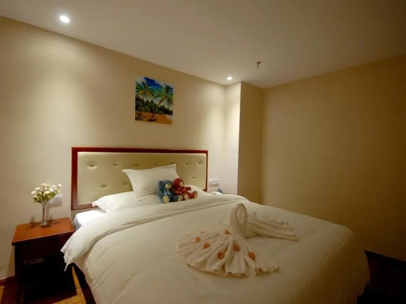 Bed in GreenTree Inn ShanDong TaiAn Bus Station LingShan Street Express Hotel