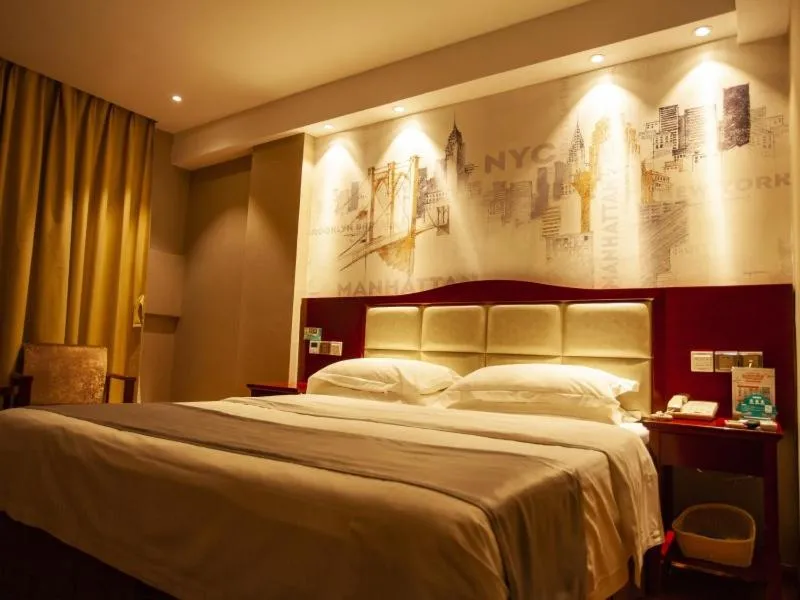Bed in GreenTree Inn AnHui BengBu GuZhen GuYang Road Experimental Middle School Express Hotel