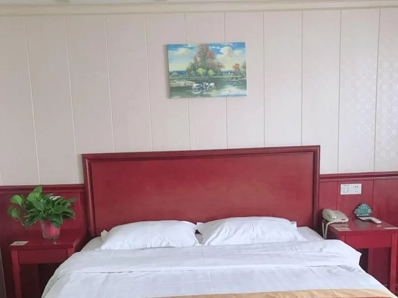 Bed in GreenTree Inn AnHui XuanCheng LangXi GuoGou Plaza North Gate Express Hotel