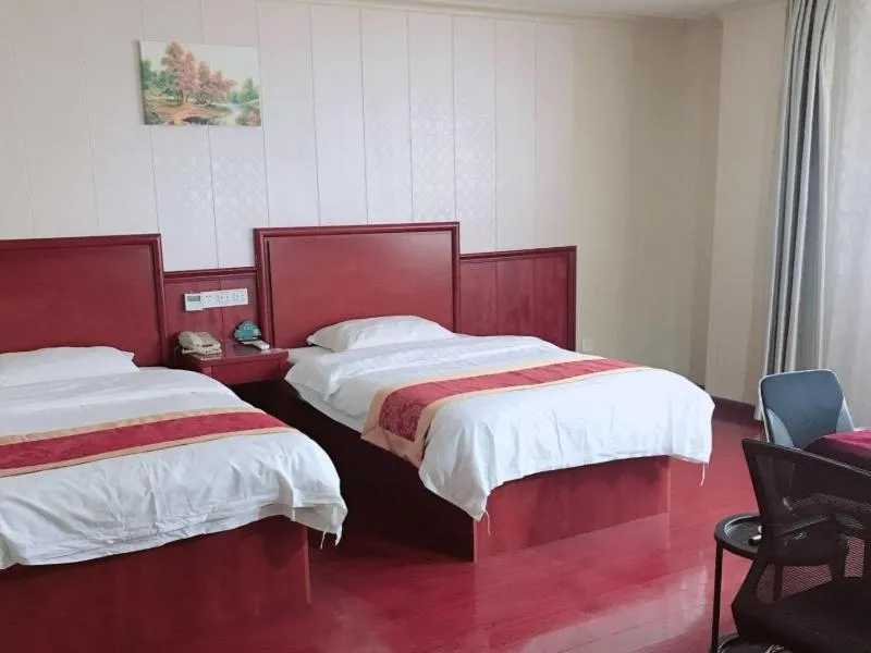 Bed in GreenTree Inn AnHui XuanCheng LangXi GuoGou Plaza North Gate Express Hotel