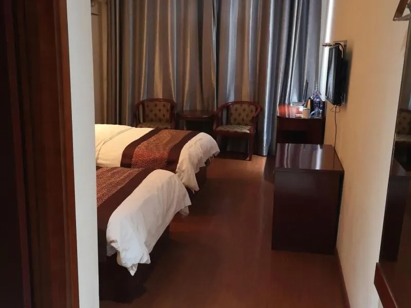 Bed in GreenTree Inn AnHui LuAn HuoQiu JianXing Road Express Hotel