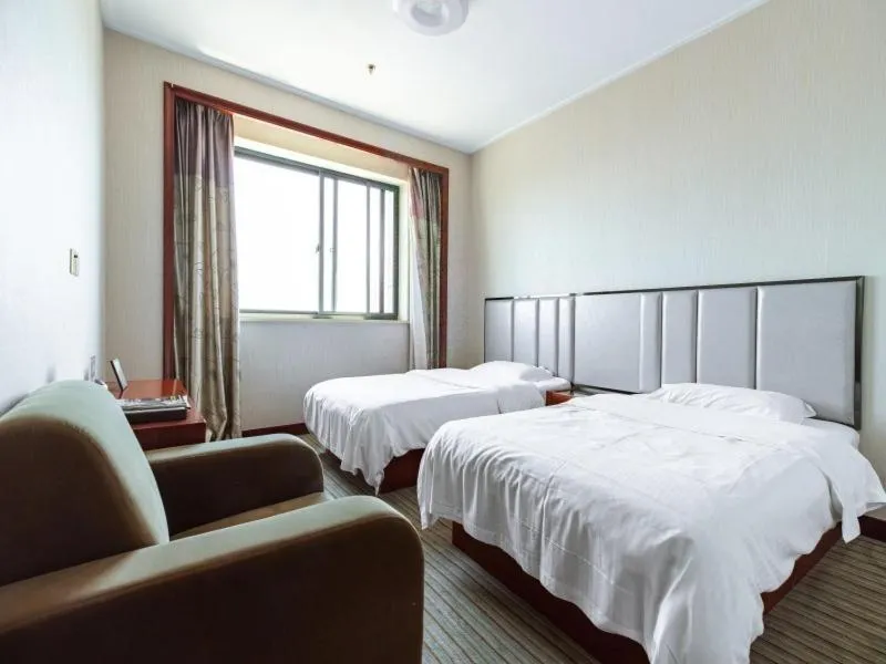 Bed in GreenTree Alliance Zhejiang Zhoushan Haitian Avenue West Donghai Road Hotel