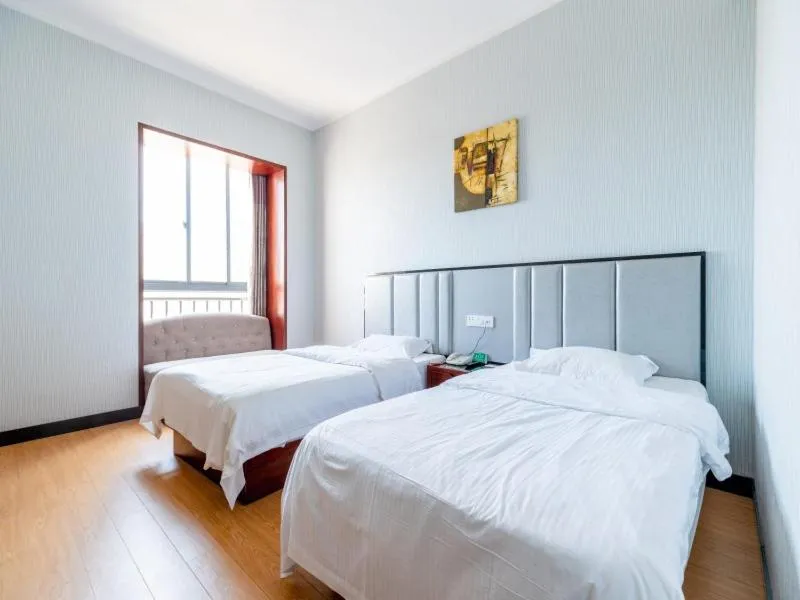 Bed in GreenTree Alliance Zhejiang Zhoushan Haitian Avenue West Donghai Road Hotel