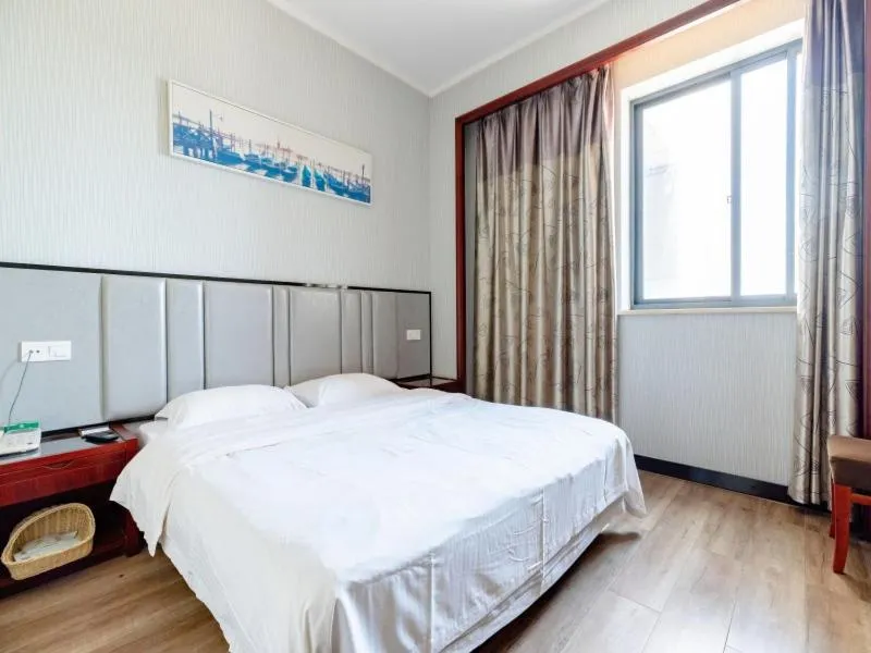 Bed in GreenTree Alliance Zhejiang Zhoushan Haitian Avenue West Donghai Road Hotel