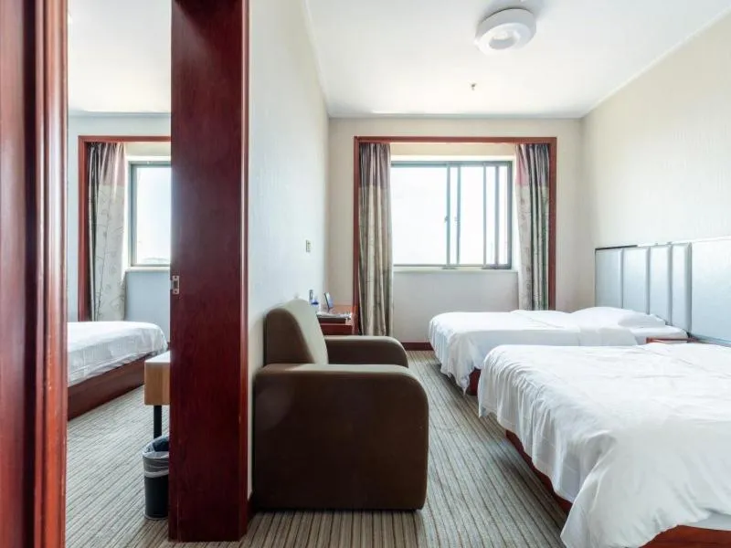 Bed in GreenTree Alliance Zhejiang Zhoushan Haitian Avenue West Donghai Road Hotel