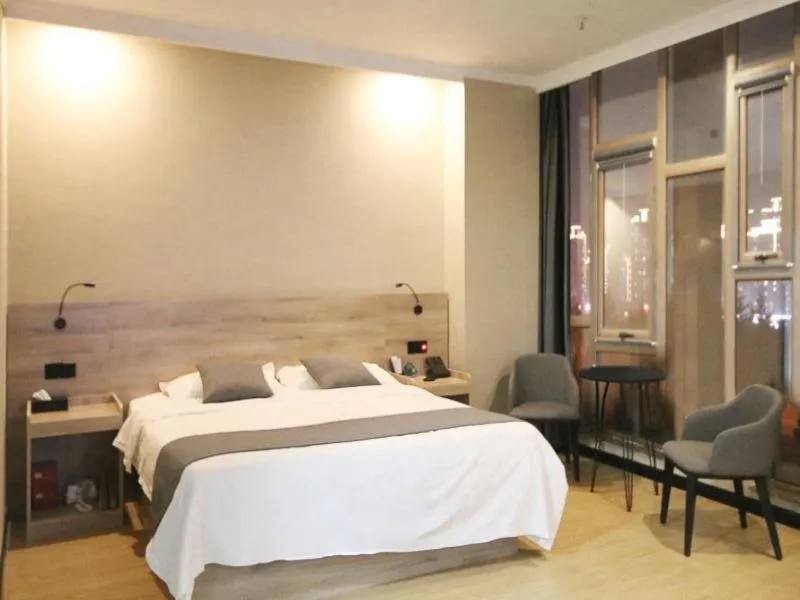 Bed in GreenTree Inn ShanDong ZaoZhuang TengZhou FuQian Road LongQuan Square Business Hotel
