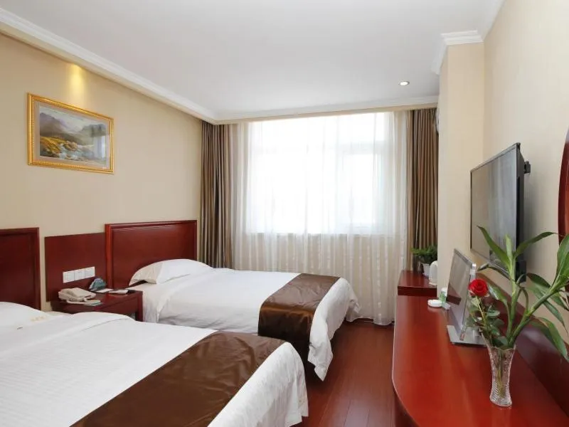 Bed in GreenTree Inn ShanDong RiZhao Bus Station FuHai Road Express Hotel
