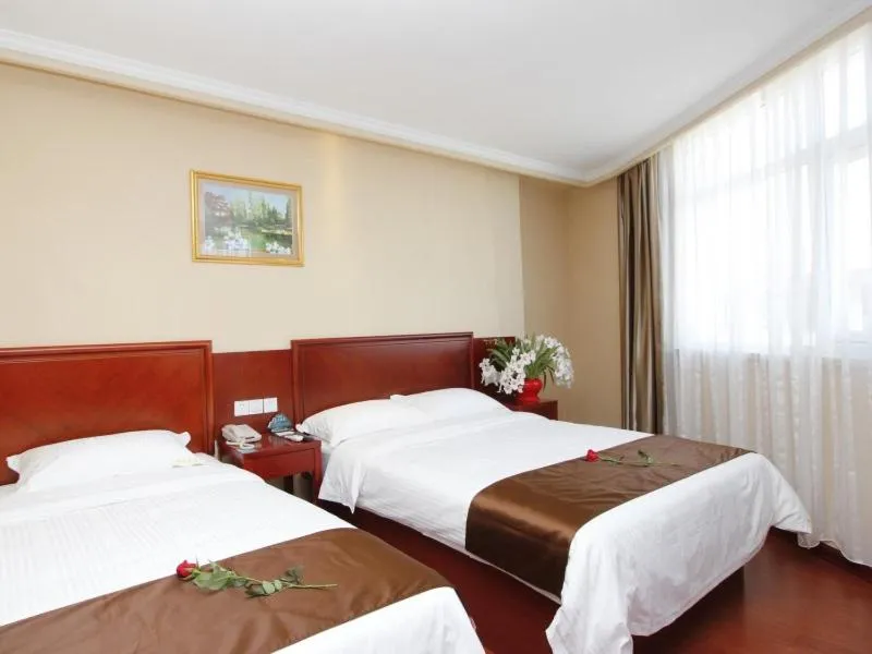 Bed in GreenTree Inn ShanDong RiZhao Bus Station FuHai Road Express Hotel