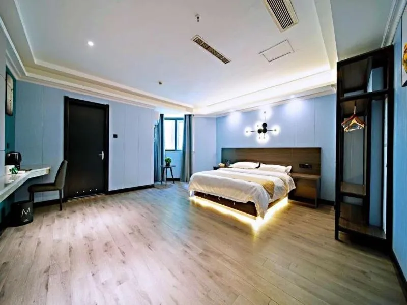 Bed in GreenTree Alliance JiangXi ShangRao YiYang County ZhiMin Aveune YingBin Avenue Hotel