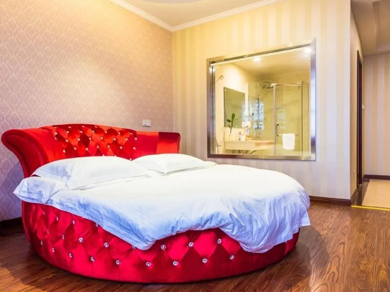 Bed in GreenTree Inn JiangSu Wuxi Jiangyin Huashi Avenue Huaxi Village Business Hotel
