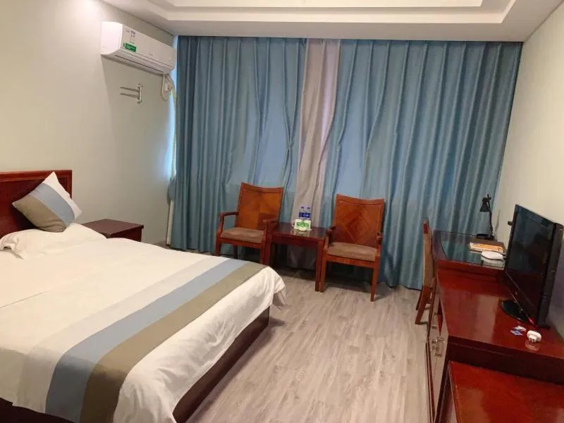 Bed in GreenTree Alliance Jiangsu Wuxi Yixing jinsanjiao Bus Station Hotel