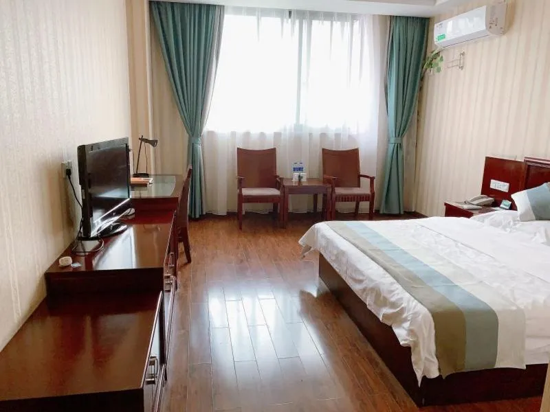 Bed in GreenTree Alliance Jiangsu Wuxi Yixing jinsanjiao Bus Station Hotel
