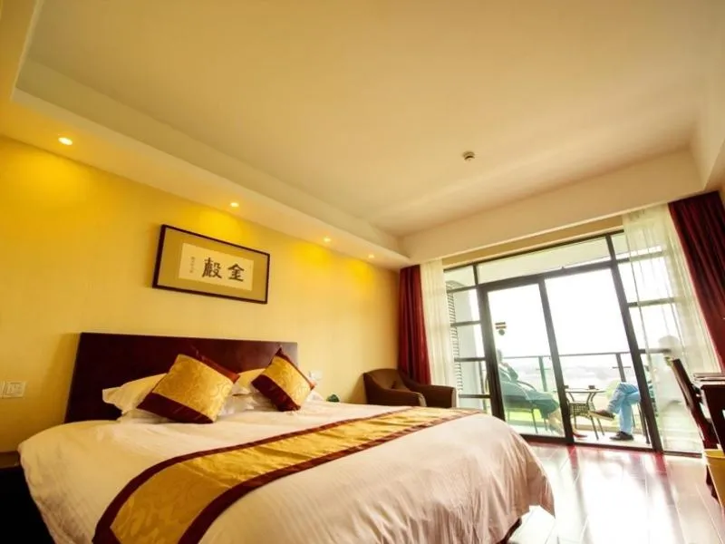 Bed in GreenTree Inn JiangSu SuZhou Science and Technology City Business Hotel