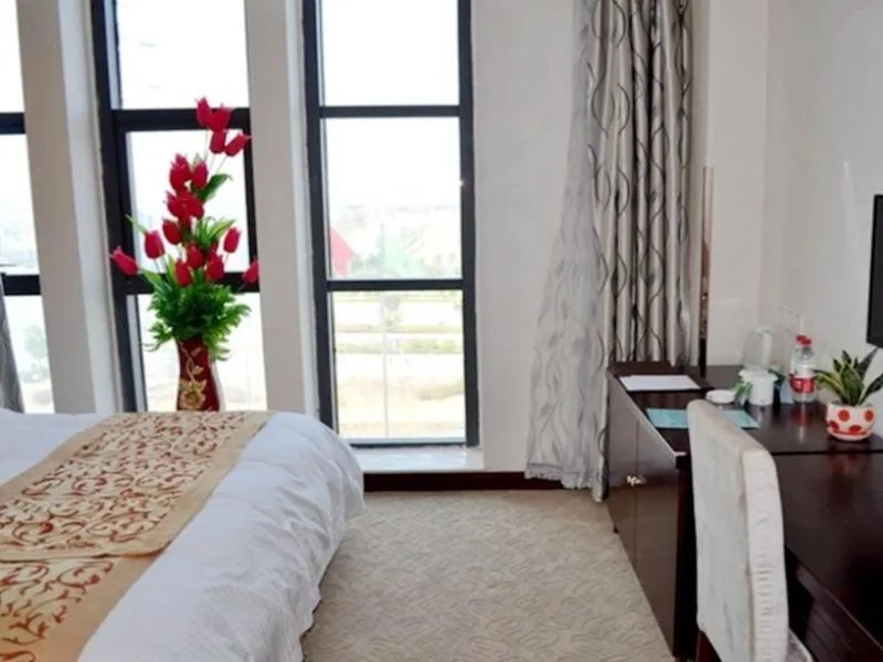 Bed in GreenTree Inn JiangSu YanCheng West Bus Station Business Hotel