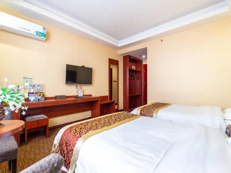 Bed in GreenTree Inn GanSu LanZhou JingNing Road Express Hotel