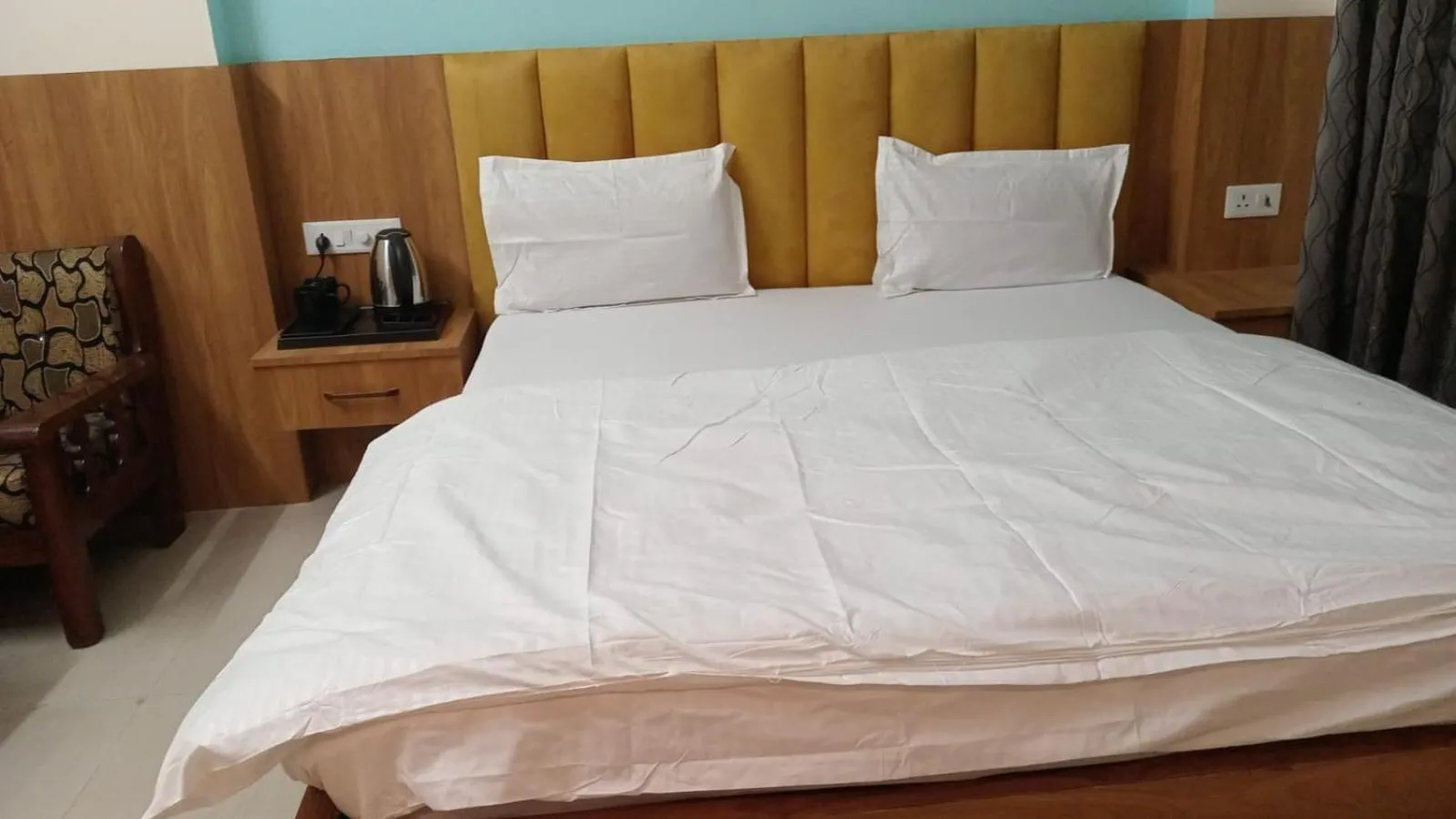 Bed in Hotel Ravi Vinay