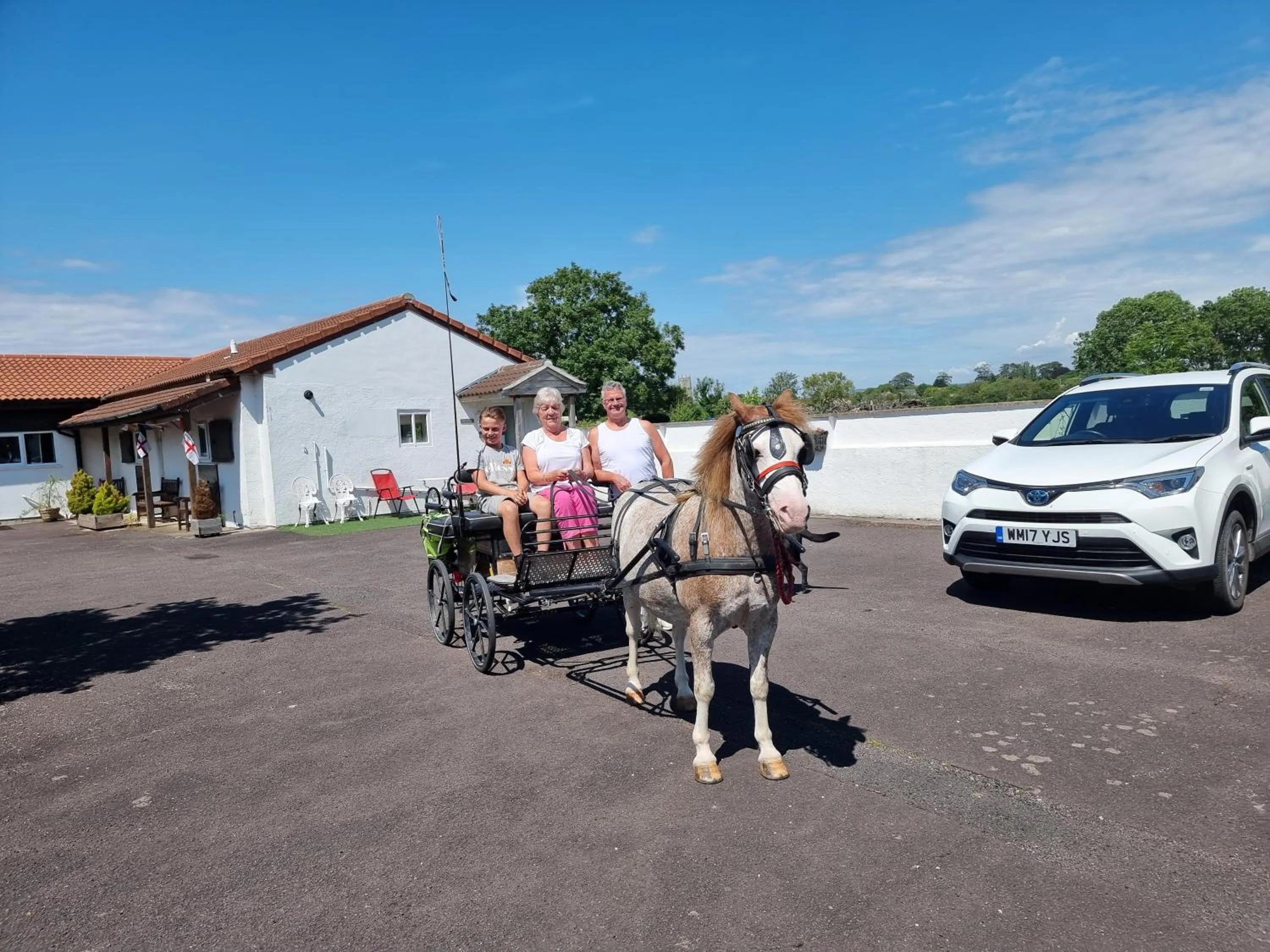 People in Burnt House Farm