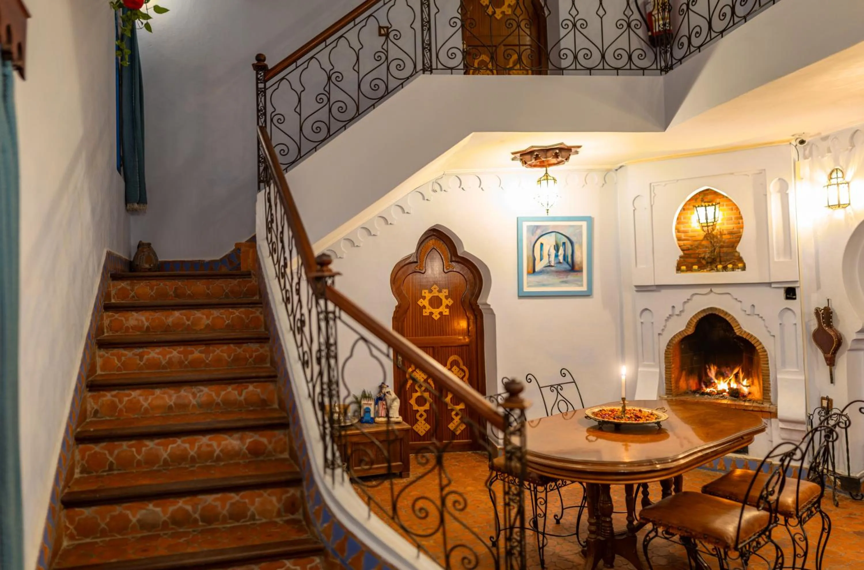 Seating area in Casa Sabila