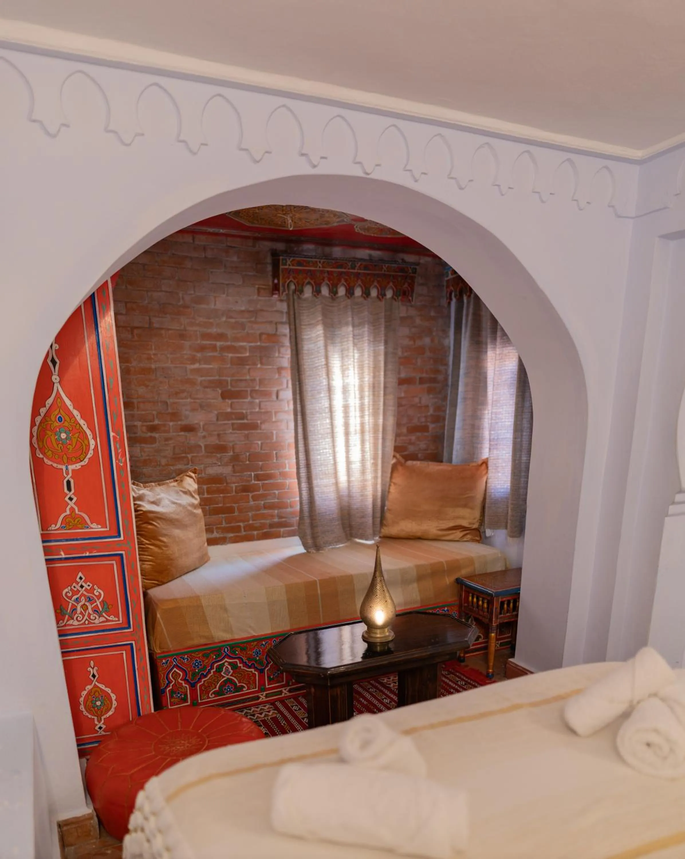 Living room, Bed in Casa Sabila