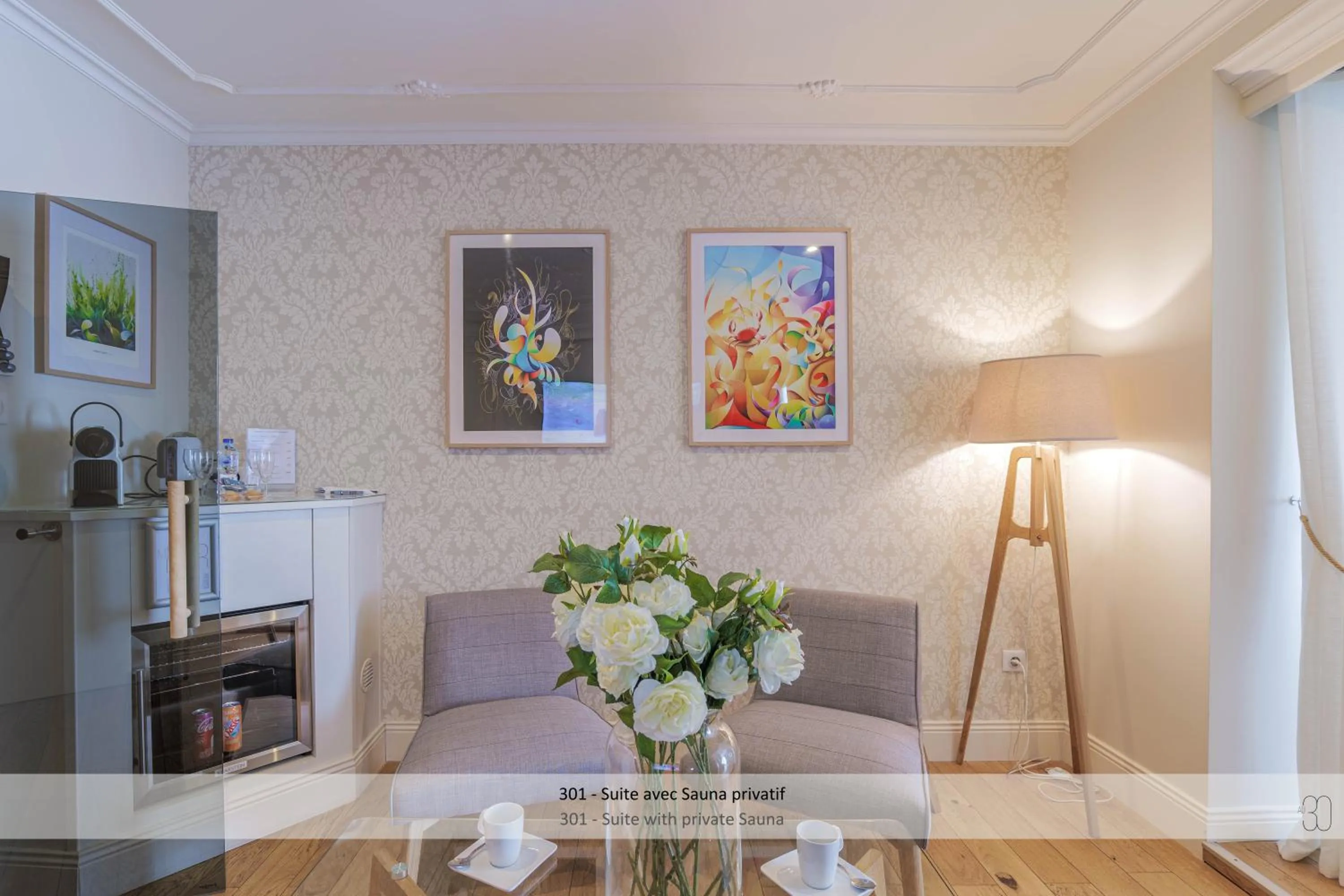 Living room in Au 30 Lille Centre Grand Palais