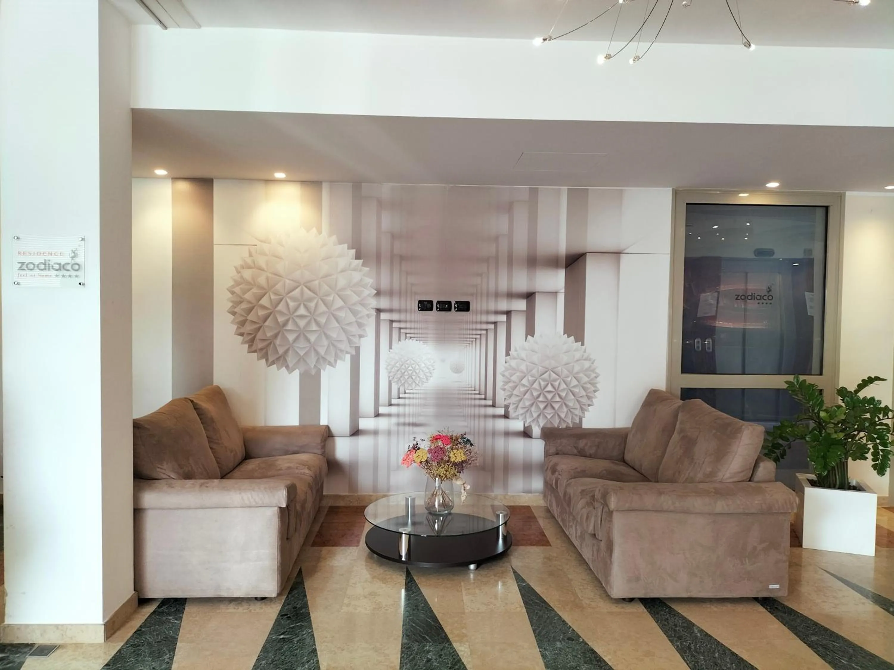 Lobby or reception in Hotel Residence Zodiaco
