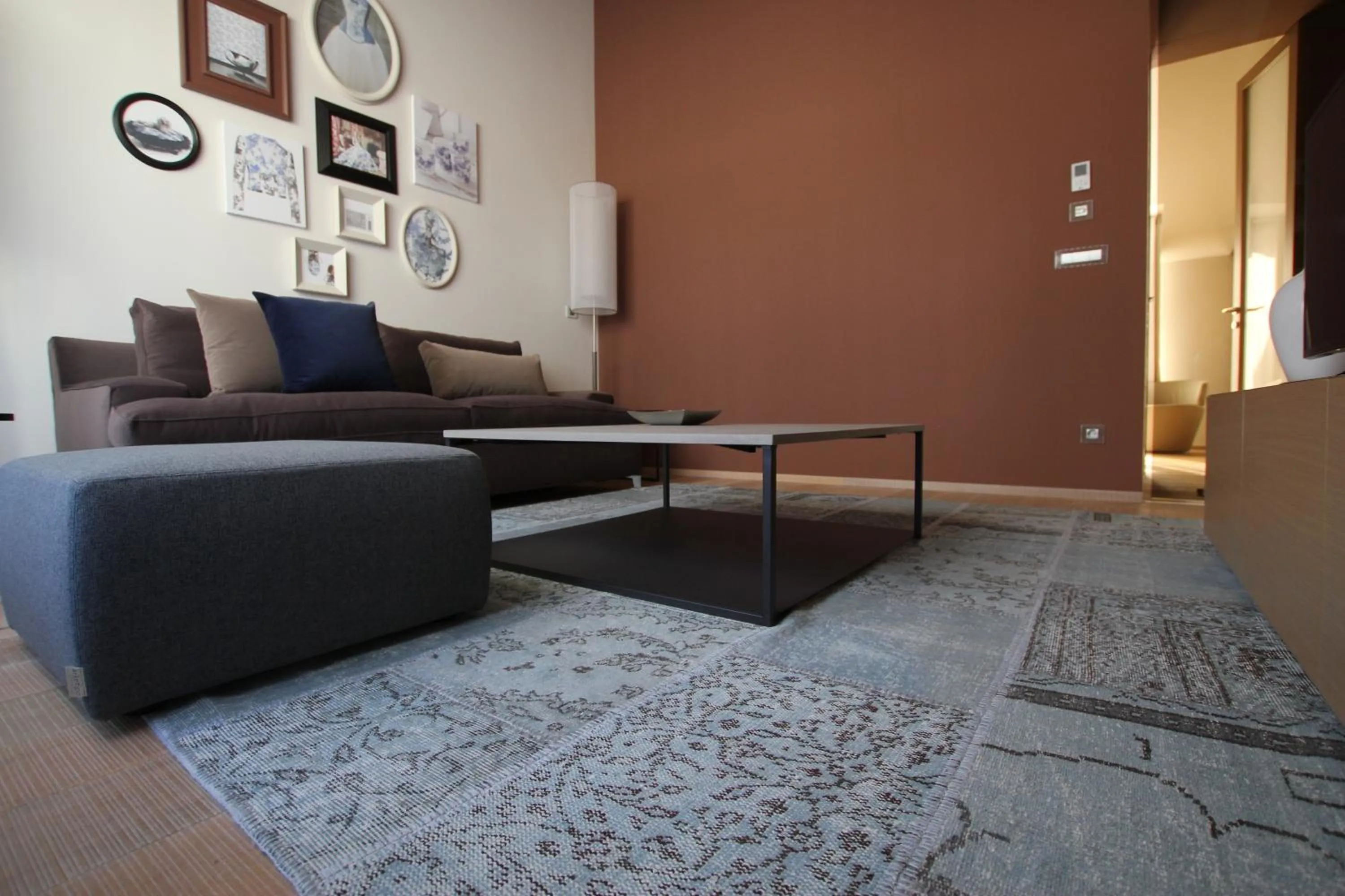 Living room in Guillaume Suites