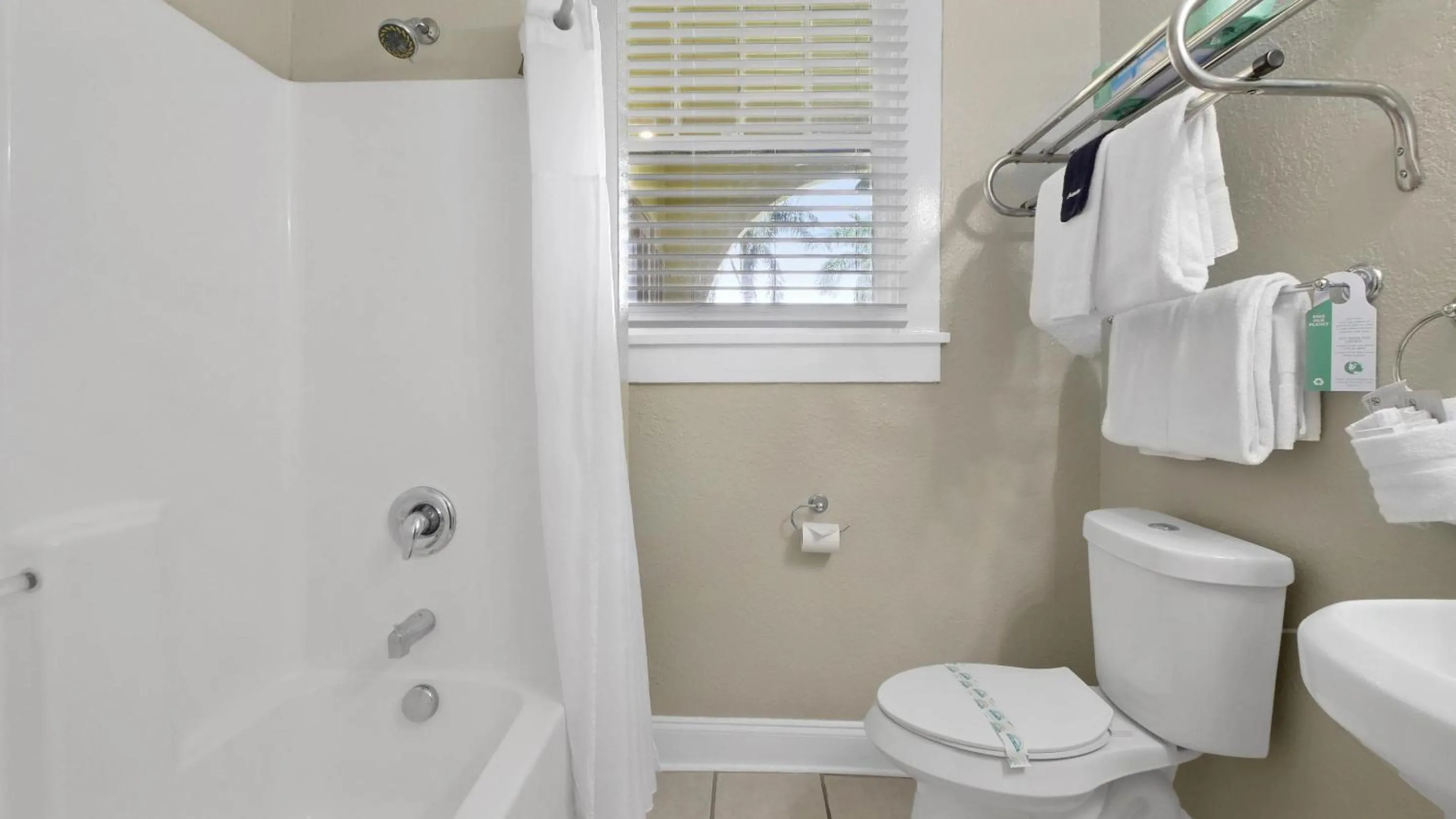 Bathroom in Crystal Bay Historic Hotel