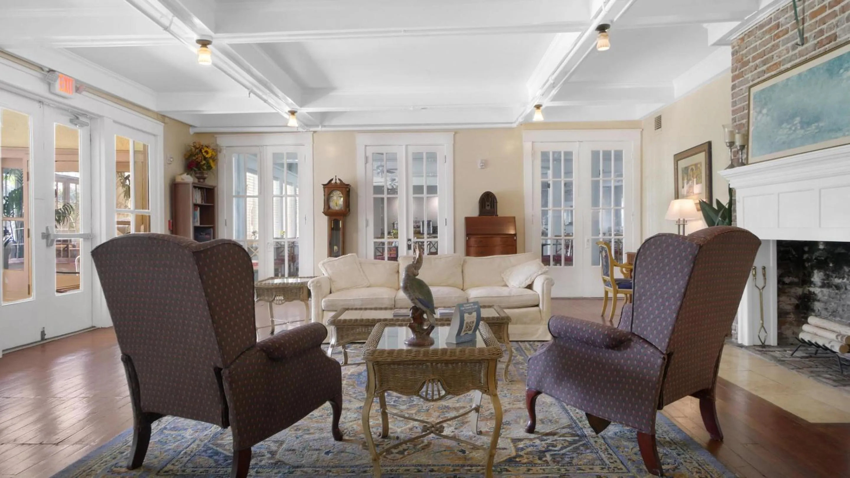 Library in Crystal Bay Historic Hotel