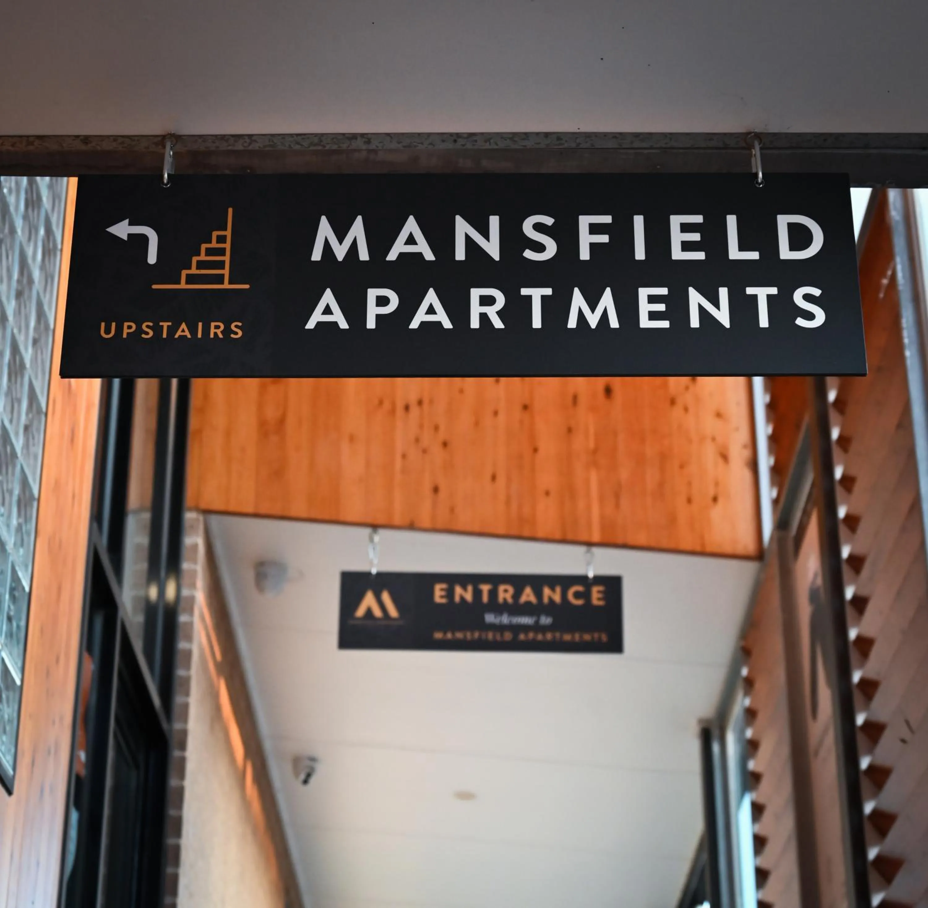 Property logo or sign in Mansfield Apartments