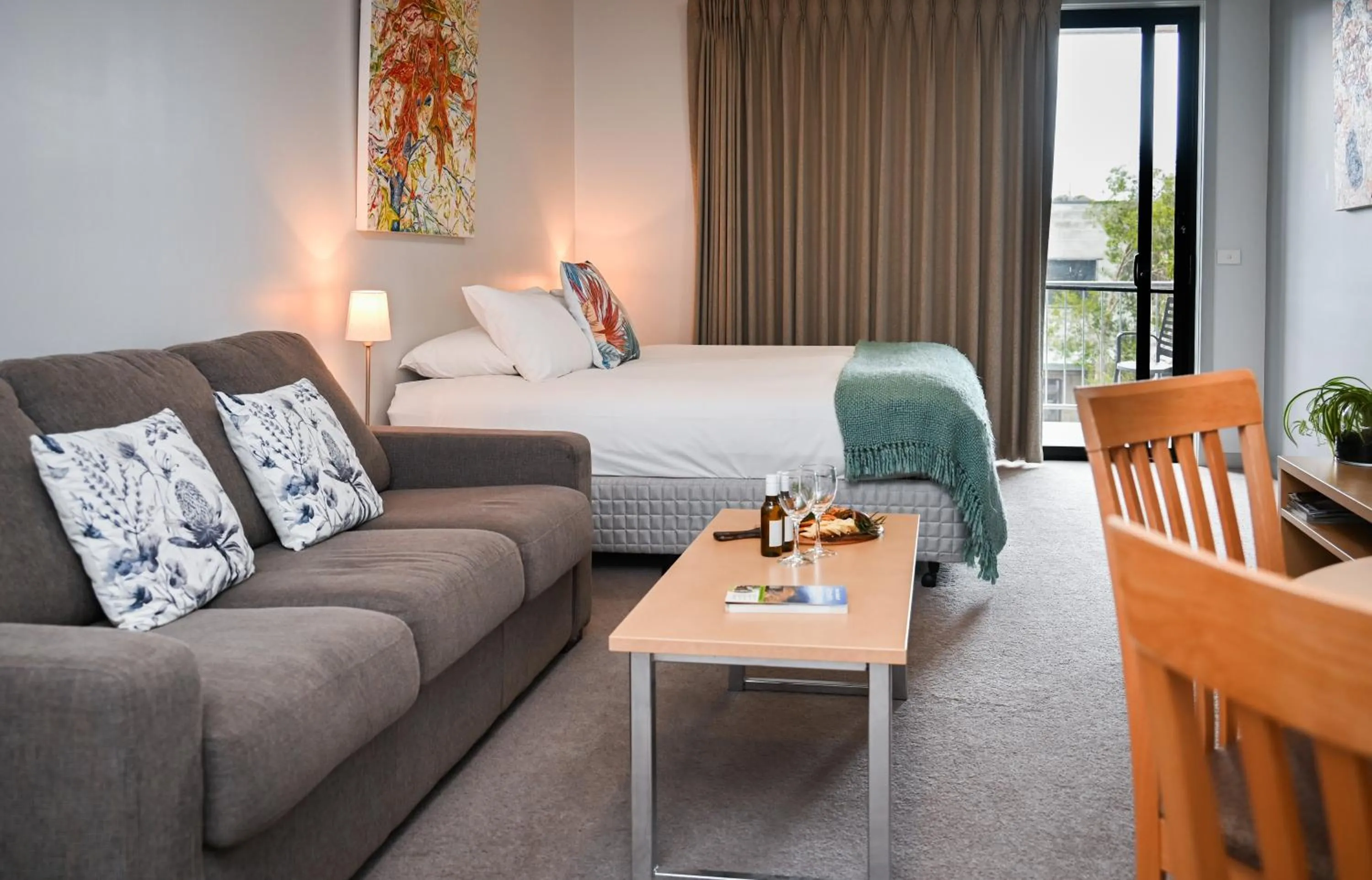 Bed in Mansfield Apartments