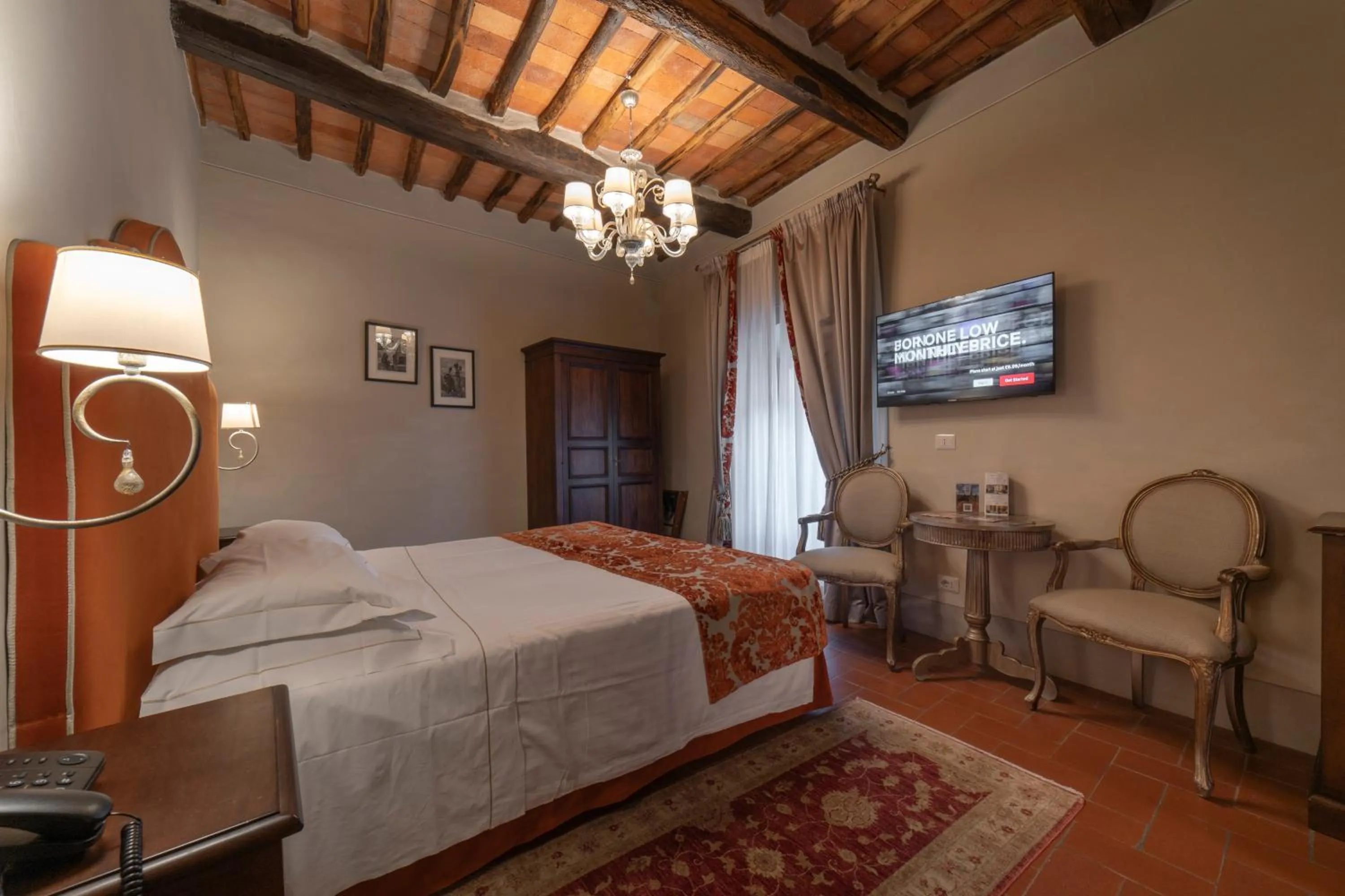 Bedroom, Bed in Palazzo Leopoldo Dimora Storica & Spa