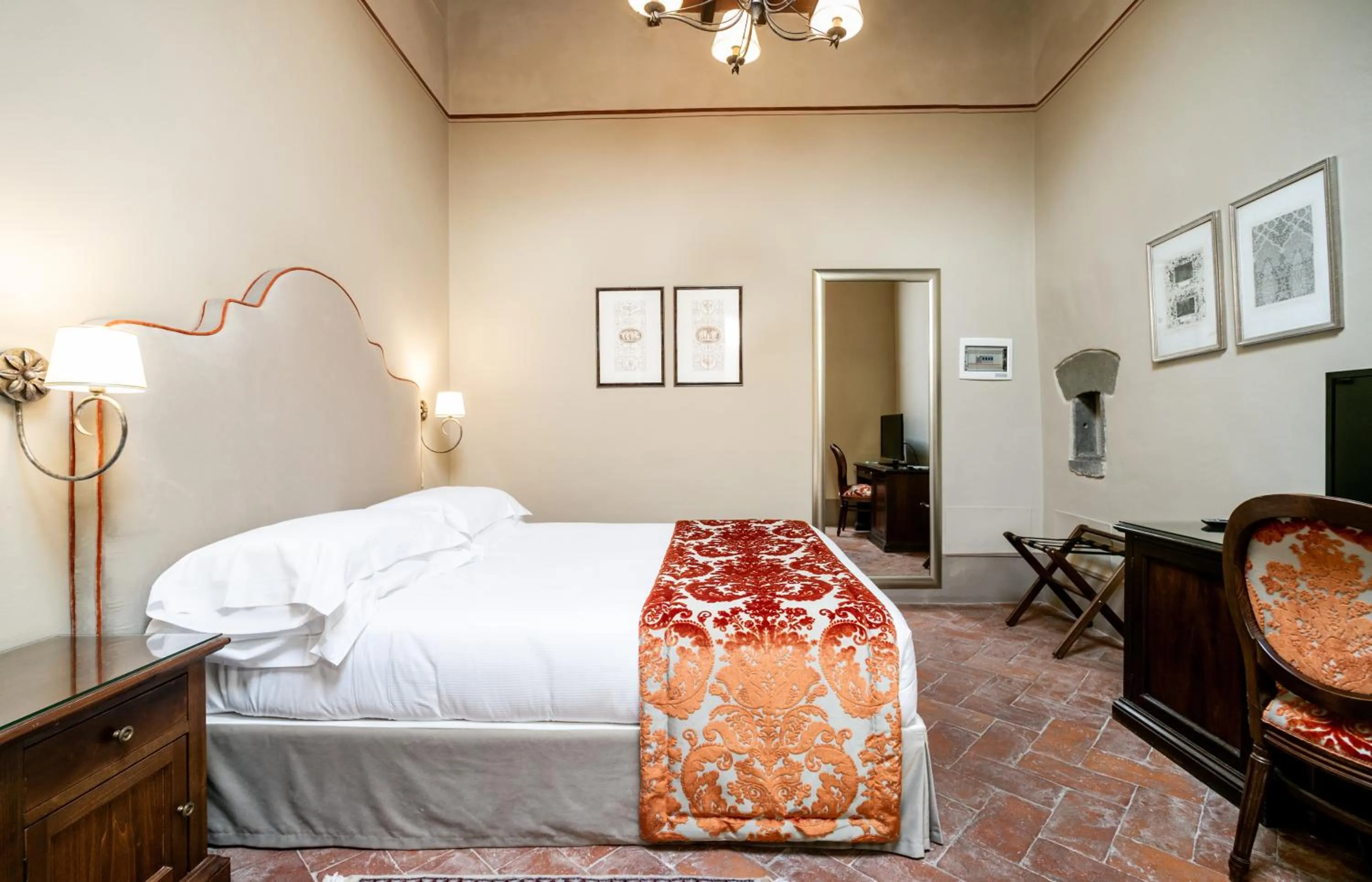 Bedroom, Bed in Palazzo Leopoldo Dimora Storica & Spa