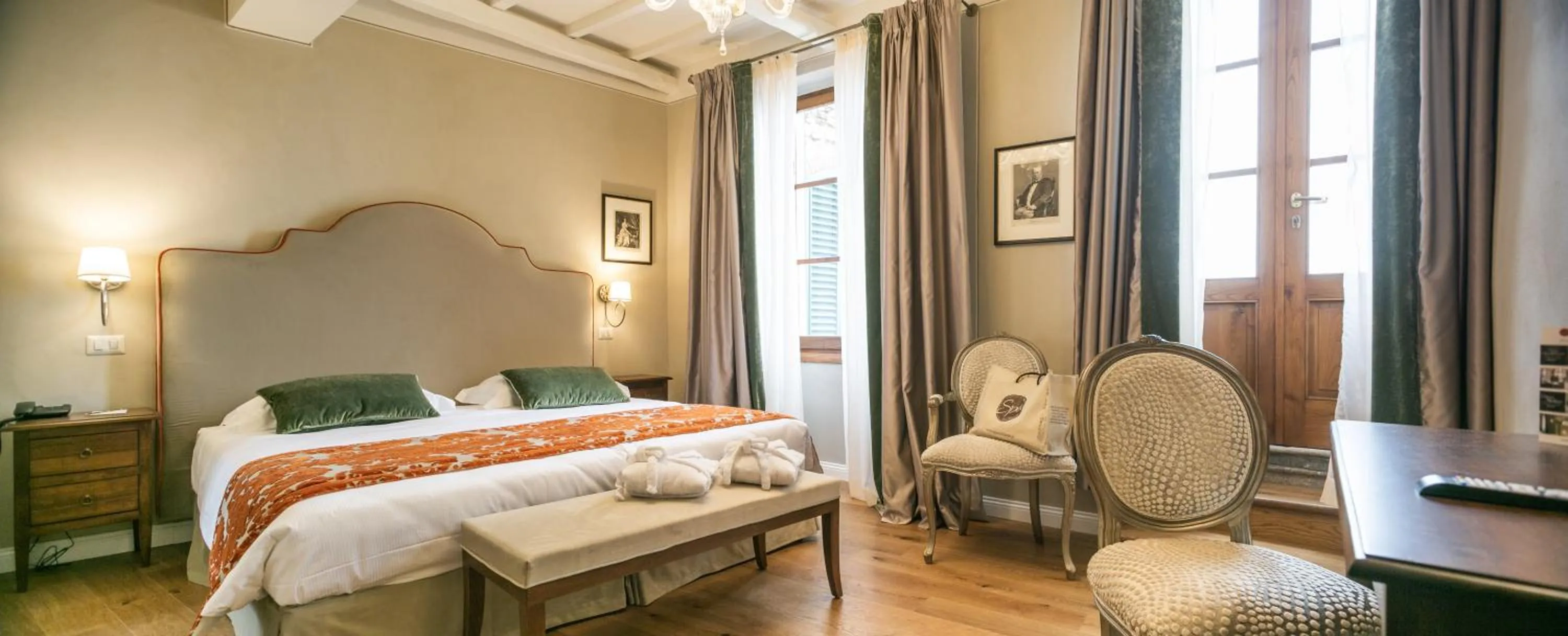 Bedroom, Bed in Palazzo Leopoldo Dimora Storica & Spa