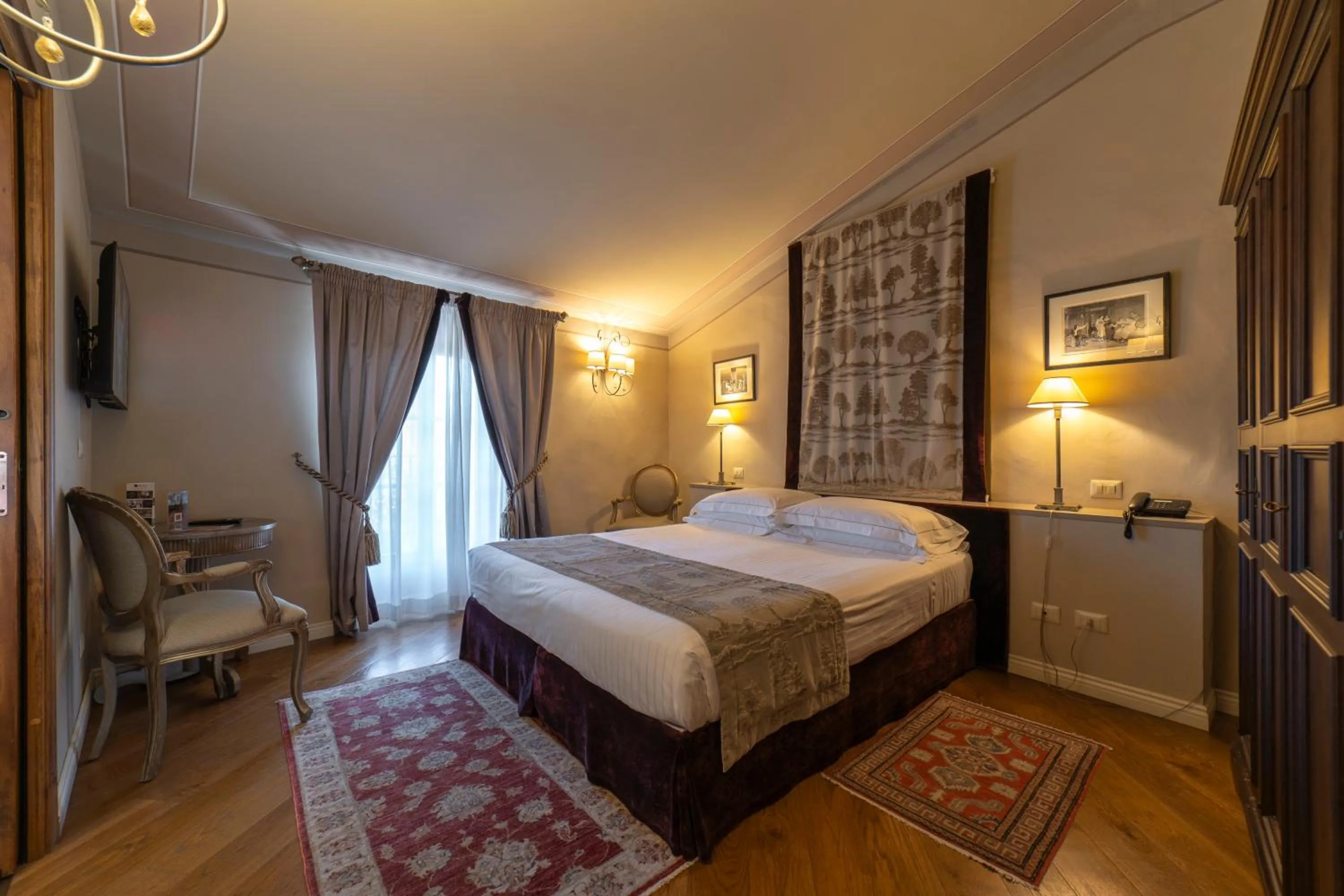 Bedroom, Bed in Palazzo Leopoldo Dimora Storica & Spa