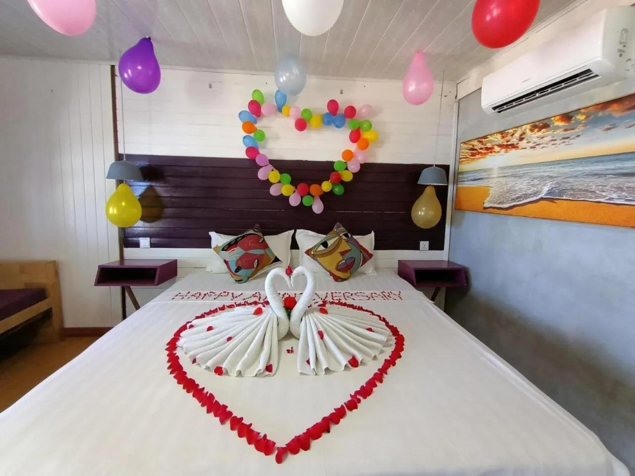 Bed in Sandy Beach Bungalows by EHM