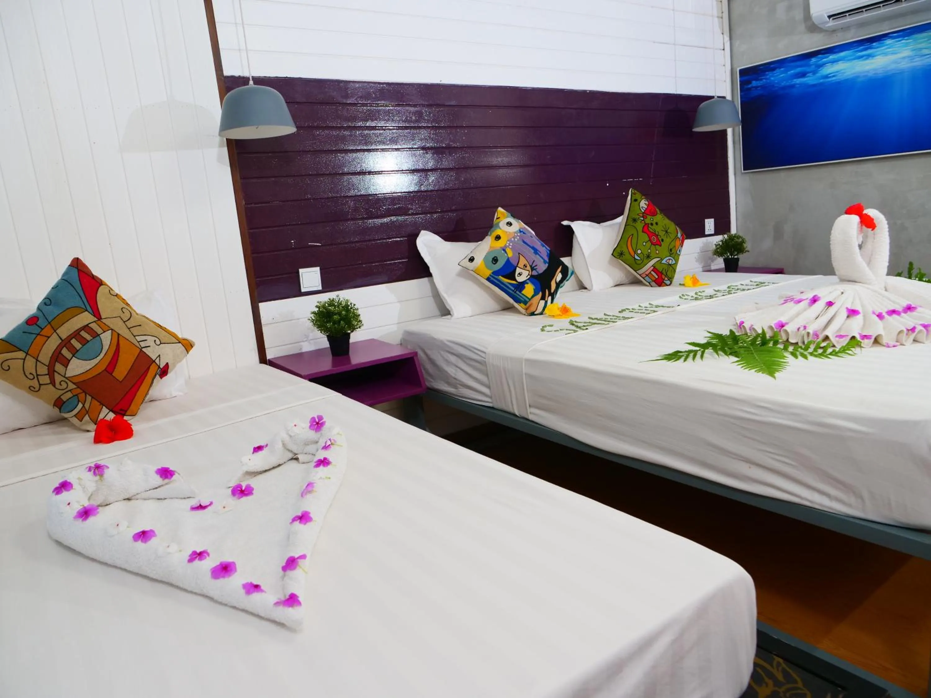 Bed in Sandy Beach Bungalows by EHM