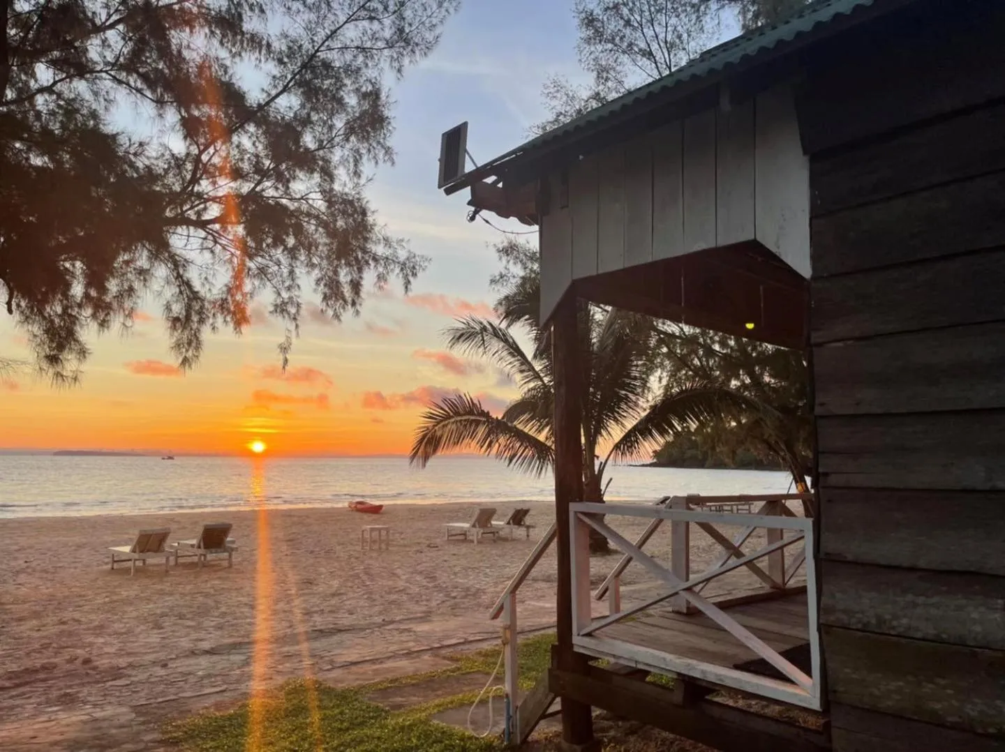 Sea view in Sandy Beach Bungalows by EHM