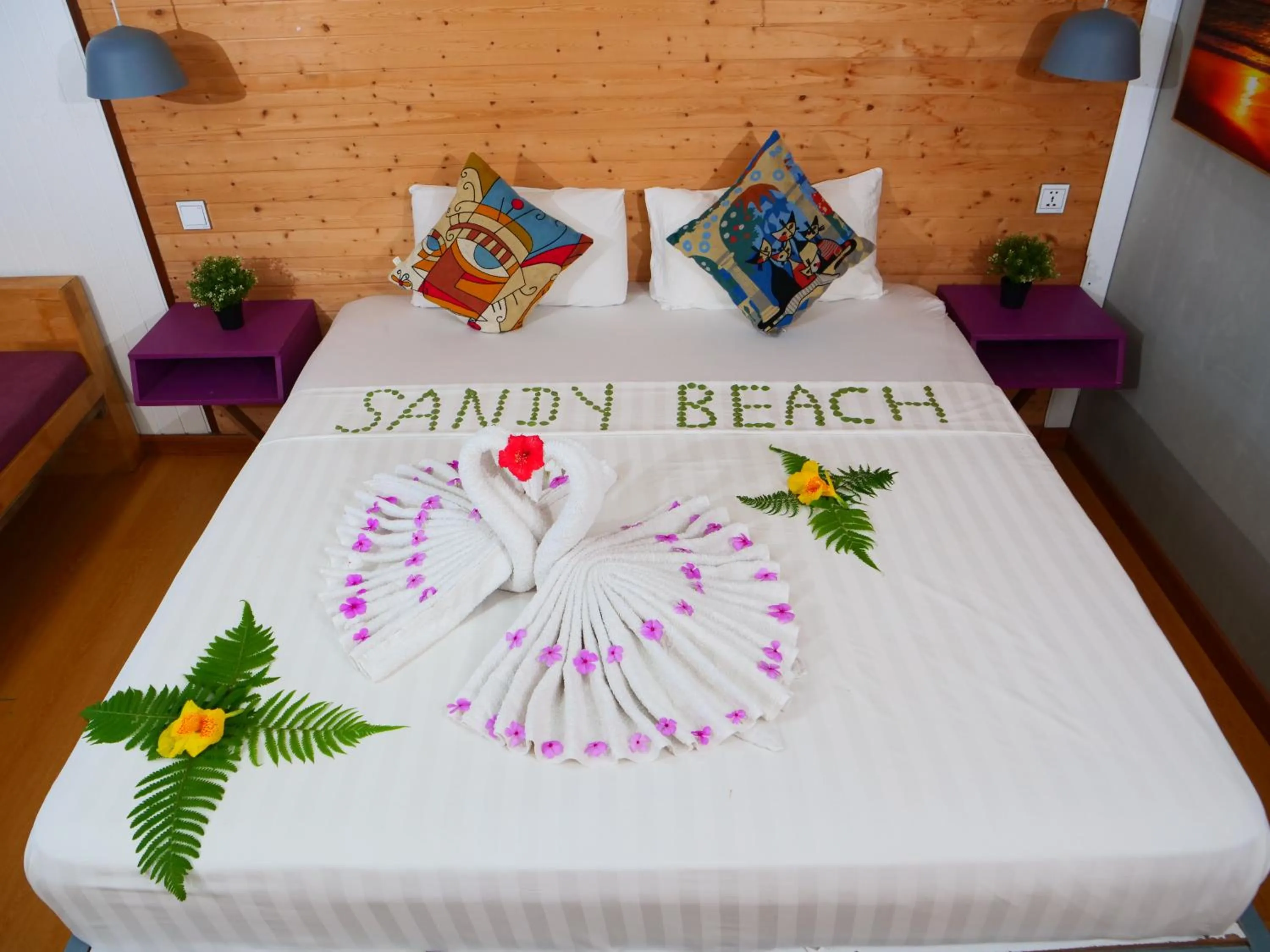 Property building, Bed in Sandy Beach Bungalows by EHM