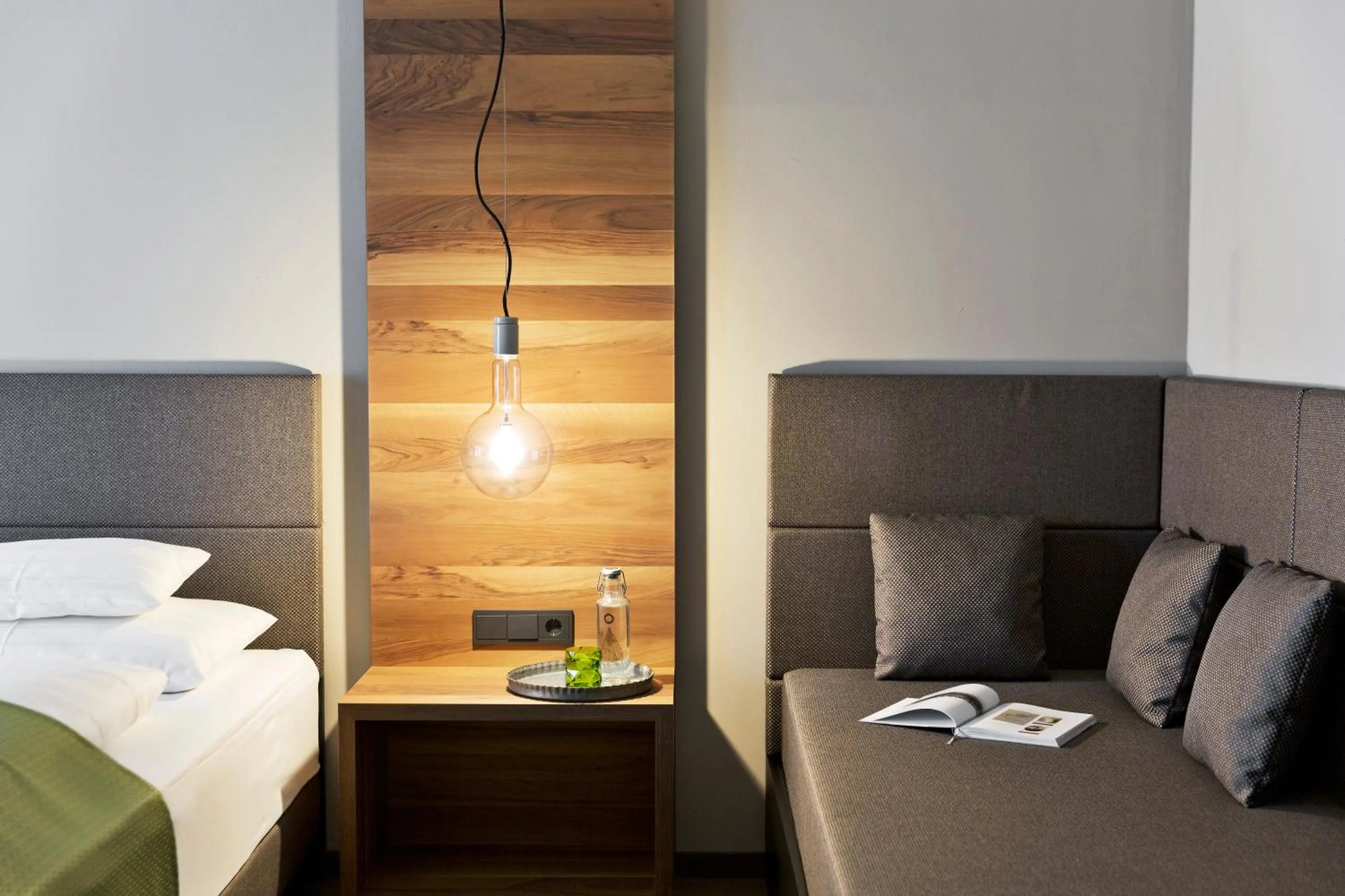 Bed in Stadthotel Brunner