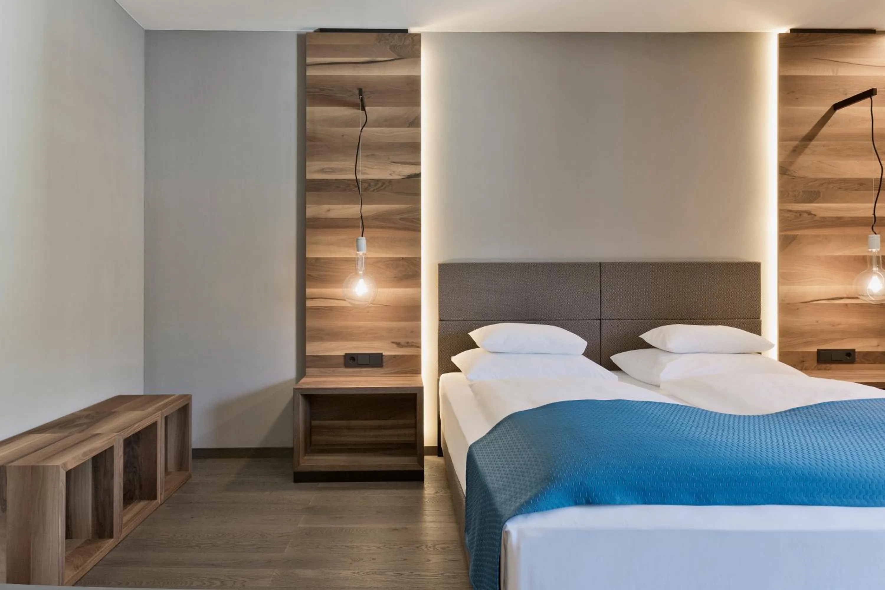 Bed in Stadthotel Brunner