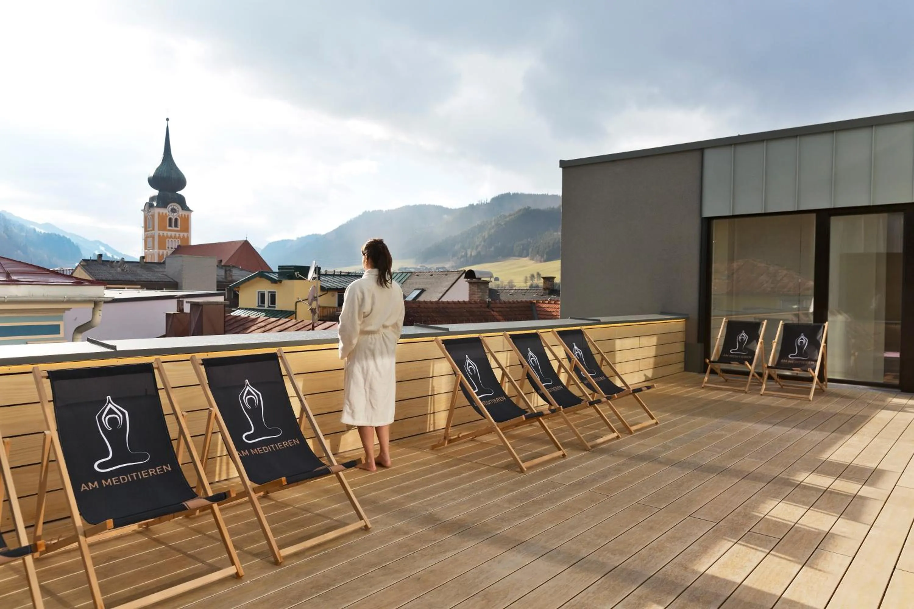 Sauna in Stadthotel Brunner