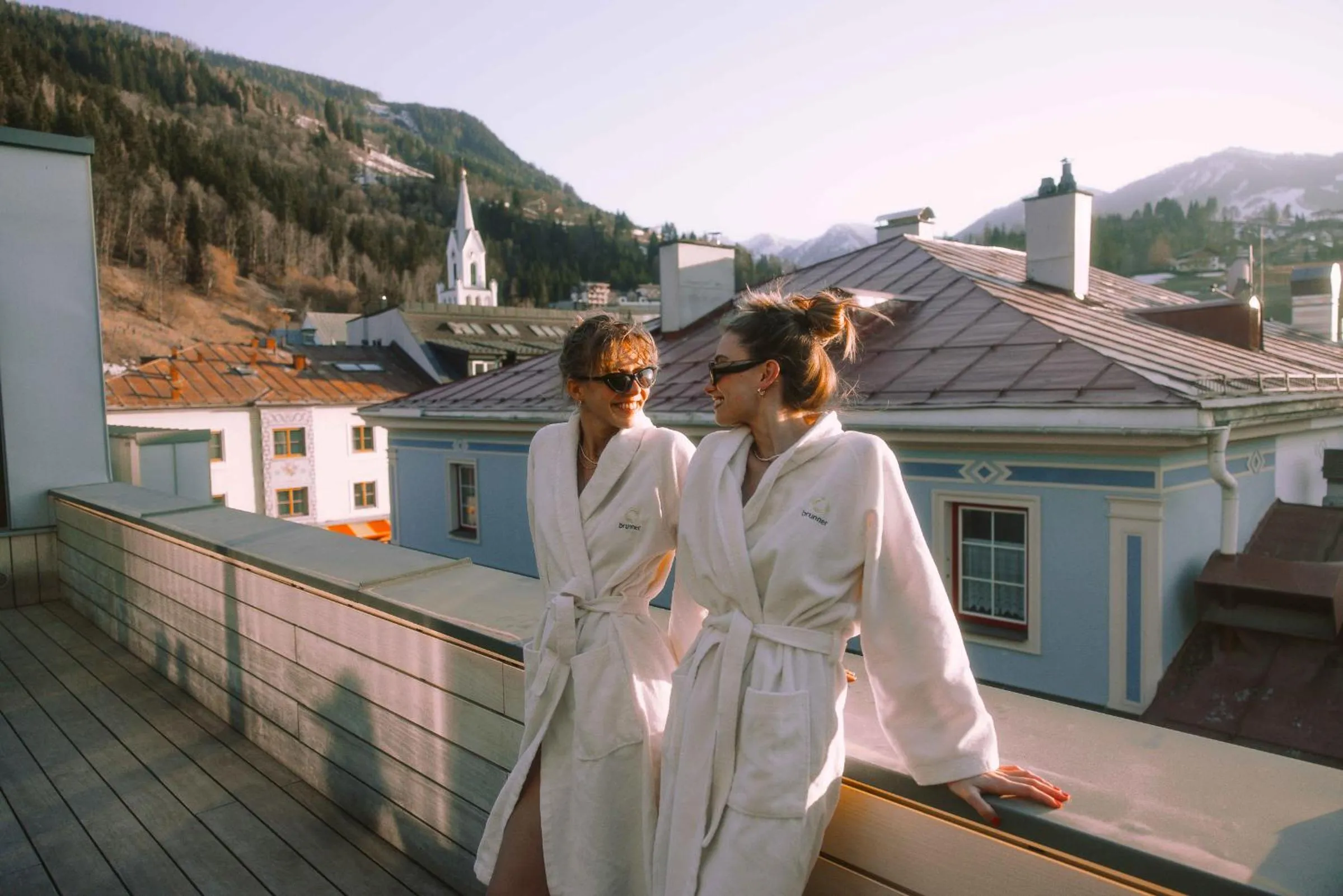 Balcony/Terrace in Stadthotel Brunner
